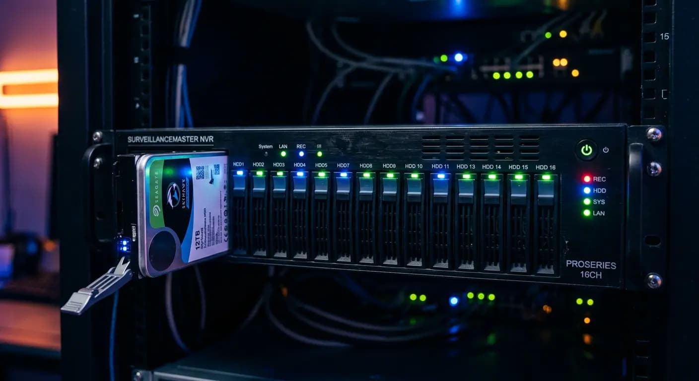 Security camera installation